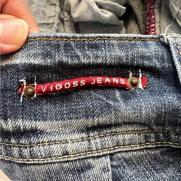 EUC Women's Vigoss Dark Blue Flare Jeans Size 9/32" Inseam Super Nice (A2) - Picture 9 of 13